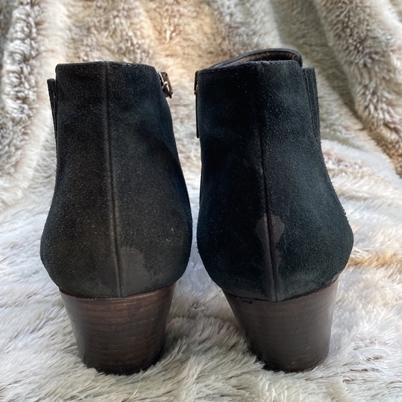 Aquatalia black suede booties made in Italy size 9.5 - Picture 3 of 9